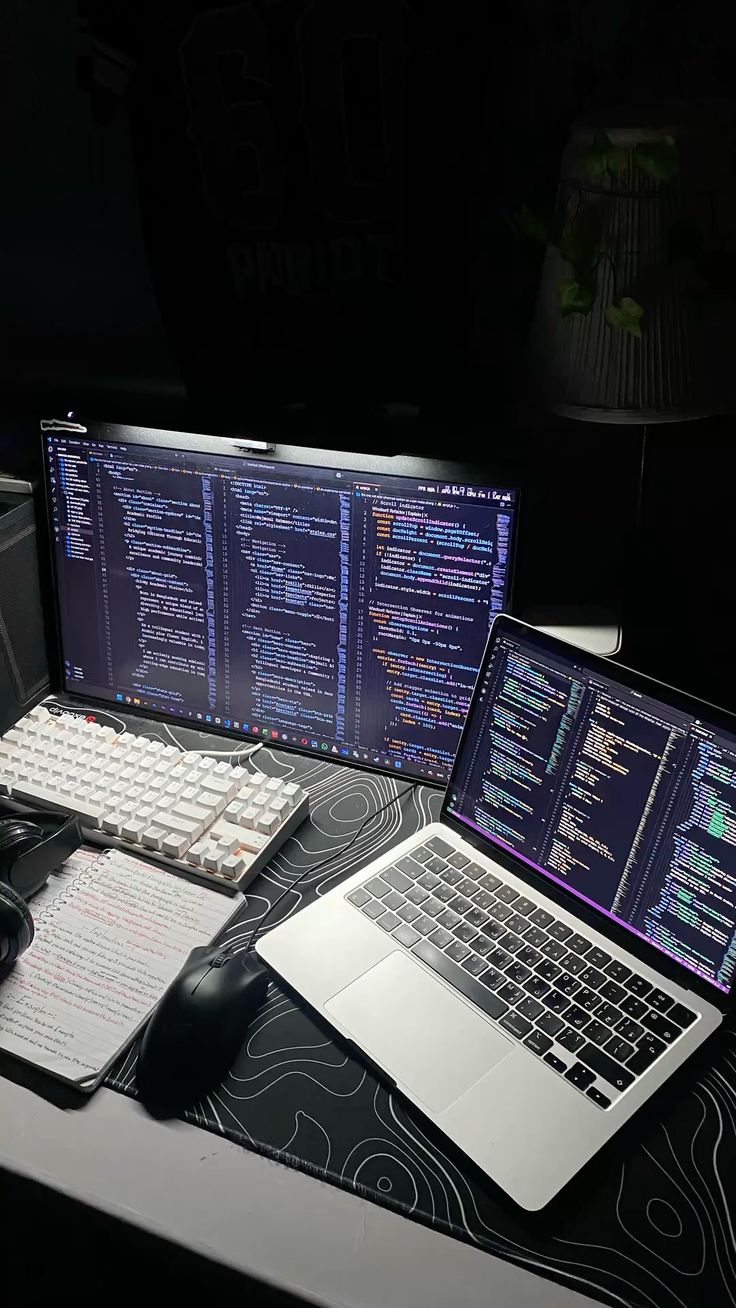 Kavindu coding at his desk